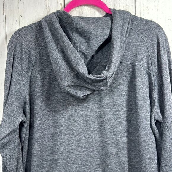 American Eagle Outfitters Mens Gray Lightweight Logo Pockets Pullover Hooded - Picture 12 of 16